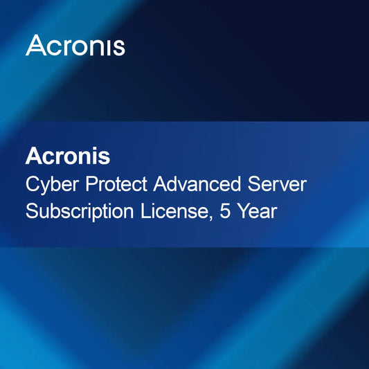 Licença de Assinatura do Servidor Avançado Acronis Cyber Protect, 5 Anos