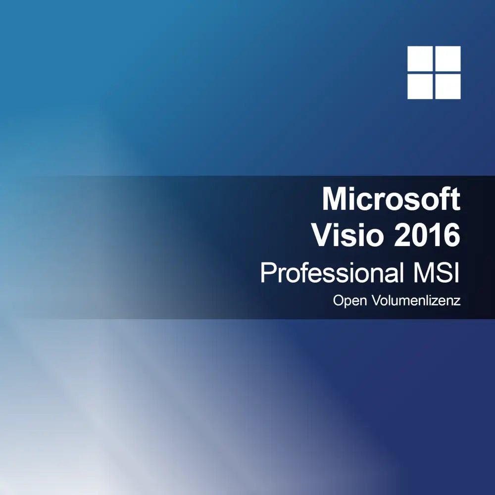 Microsoft Visio 2016 Professional MSI Open Licença por Volume