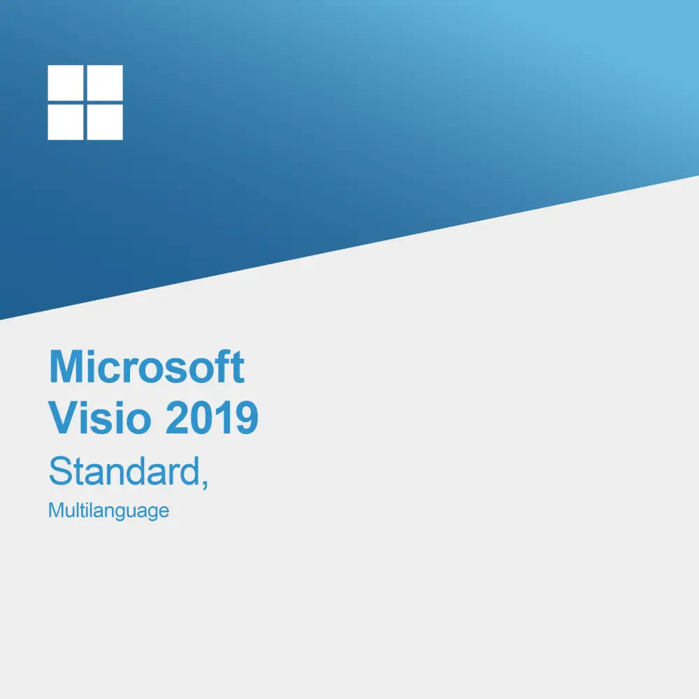 Microsoft Visio 2019 Standard, Multilíngue