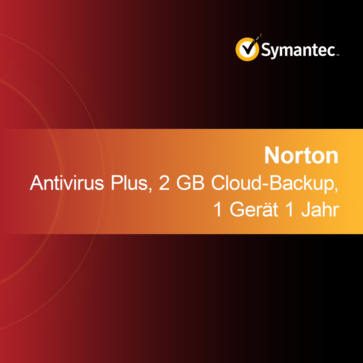 Norton Antivirus Plus, Backup em Nuvem de 2 GB, 1 dispositivo 1 ano