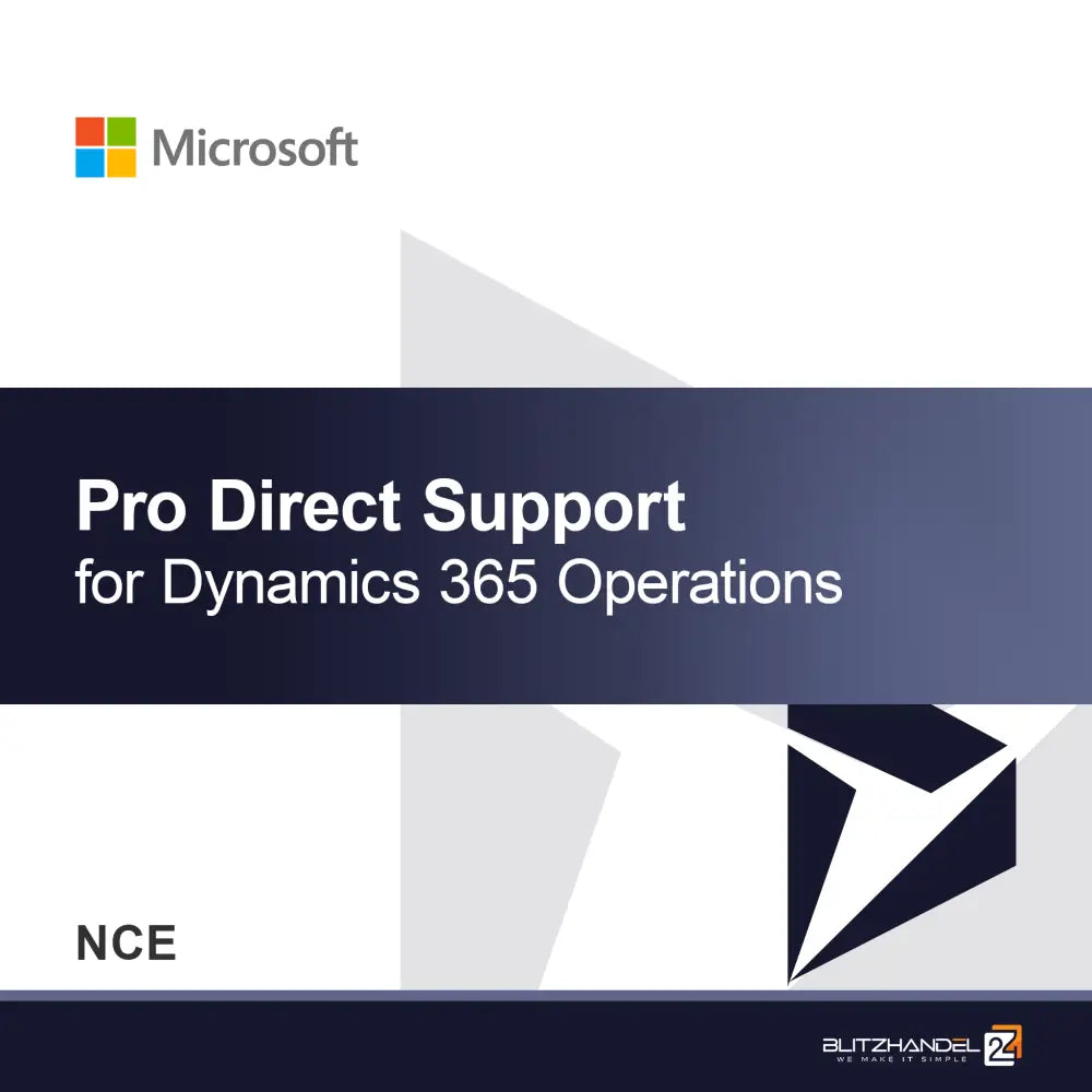 Suporte Pro Direto para Dynamics 365 Operations (NCE)