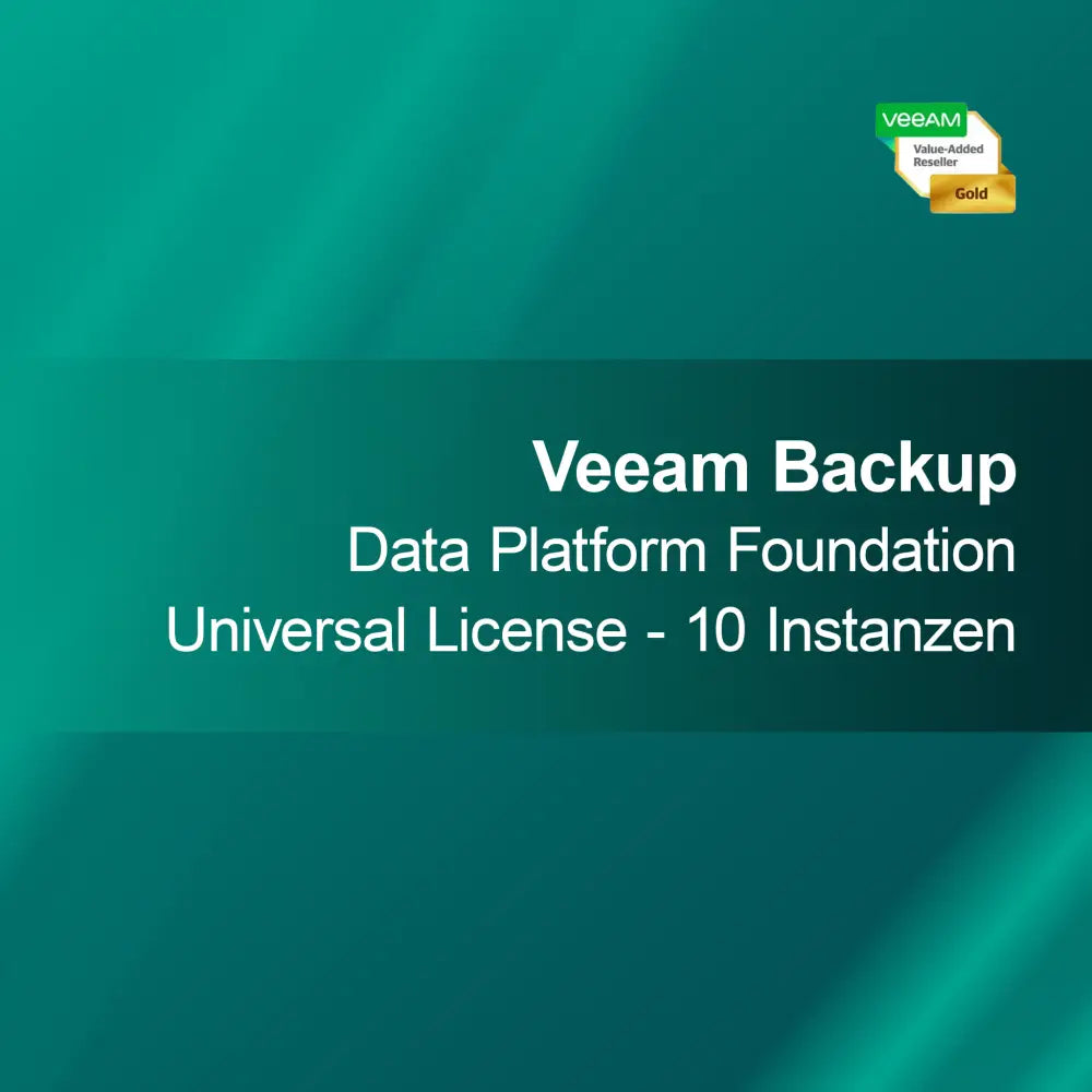 Licença Universal da Plataforma de Dados Veeam Foundation - 10 Instâncias