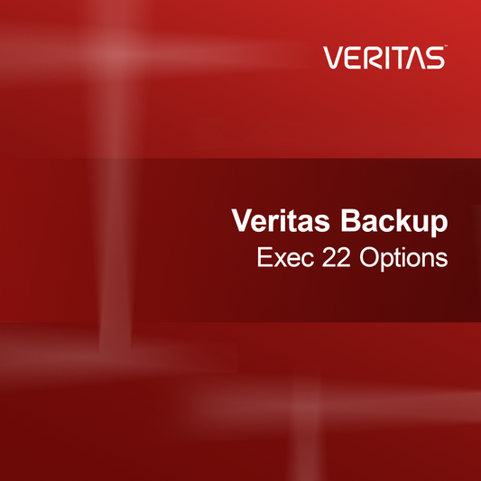Opções do Veritas Backup Exec 22