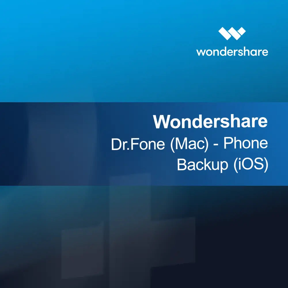 Wondershare Dr.Fone (Mac) - Backup de Telefone (iOS)