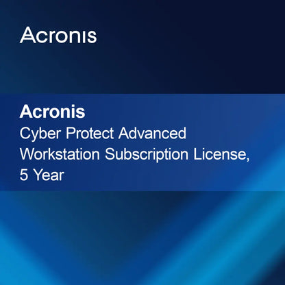 Licença de Assinatura Acronis Cyber Protect Advanced Workstation, 5 Anos