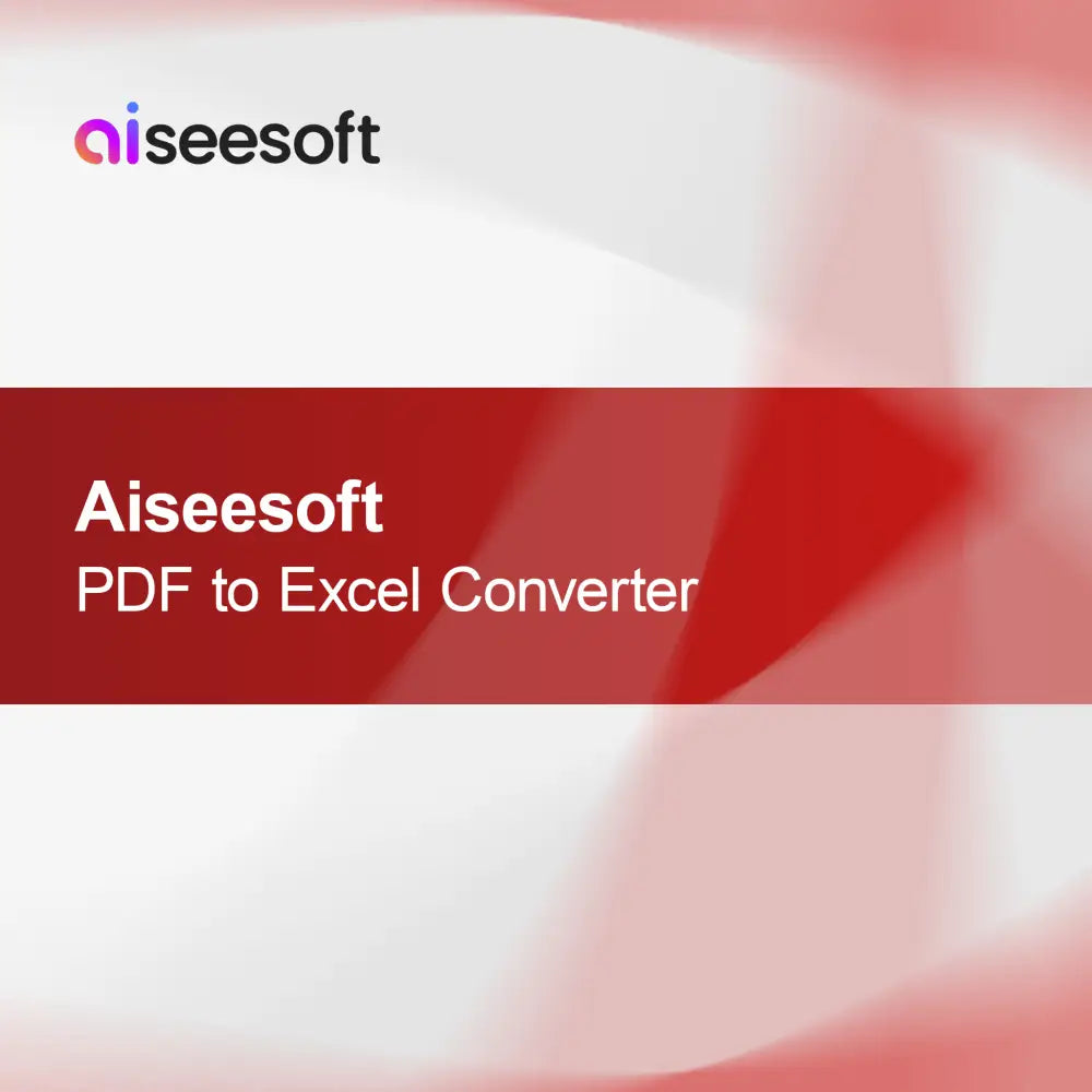 Aiseesoft PDF para Excel Conversor