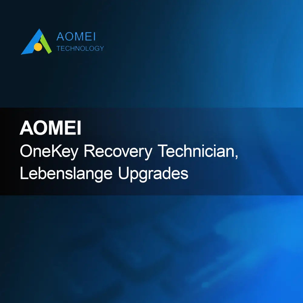 AOMEI OneKey Recovery Technician, Lebenslange Upgrades