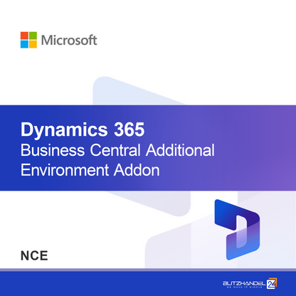 Addon de Ambiente Adicional do Dynamics 365 Business Central (NCE)