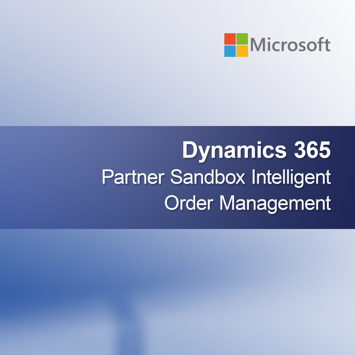 Dynamics 365 Parceiro Sandbox Gerenciamento Inteligente de Pedidos
