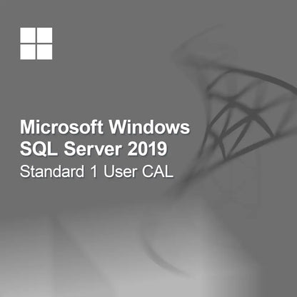 Microsoft SQL Server 2019 Standard 1 Usuário CAL