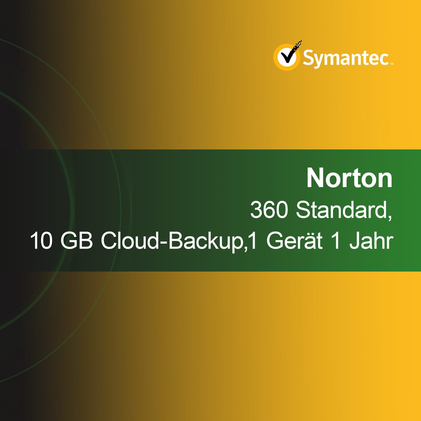 Norton 360 Standard, 10 GB de backup em nuvem, 1 dispositivo 1 ano
