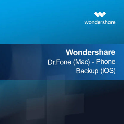 Wondershare Dr.Fone (Mac) - Backup de Telefone (iOS)